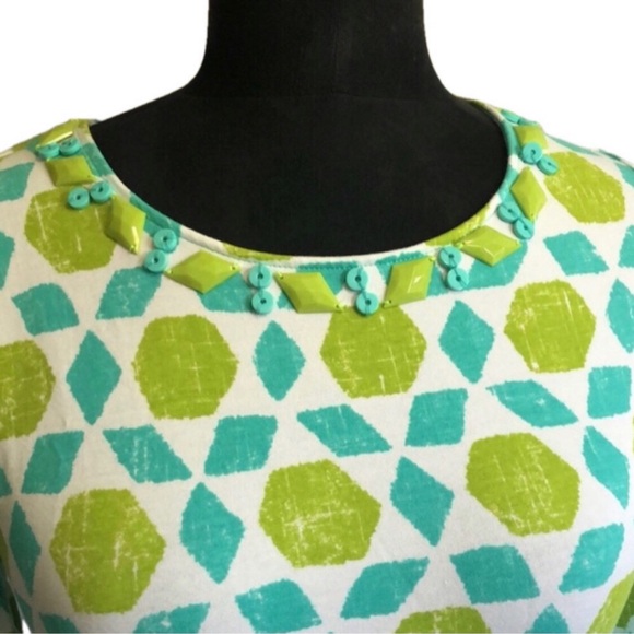 Ruby Rd. Geometric Pattern Top - Picture 3 of 6